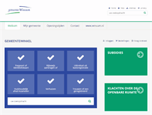 Tablet Screenshot of gemeentewinkel.winsum.nl